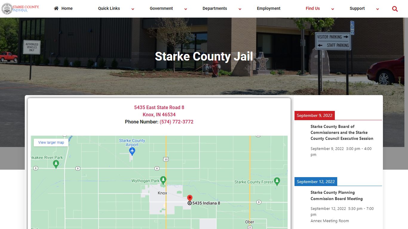 Starke County Jail – Starke County Indiana