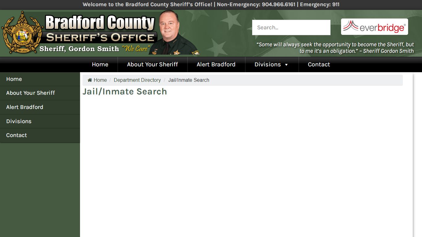 Jail/Inmate Search – Bradford County Sheriff’s Office