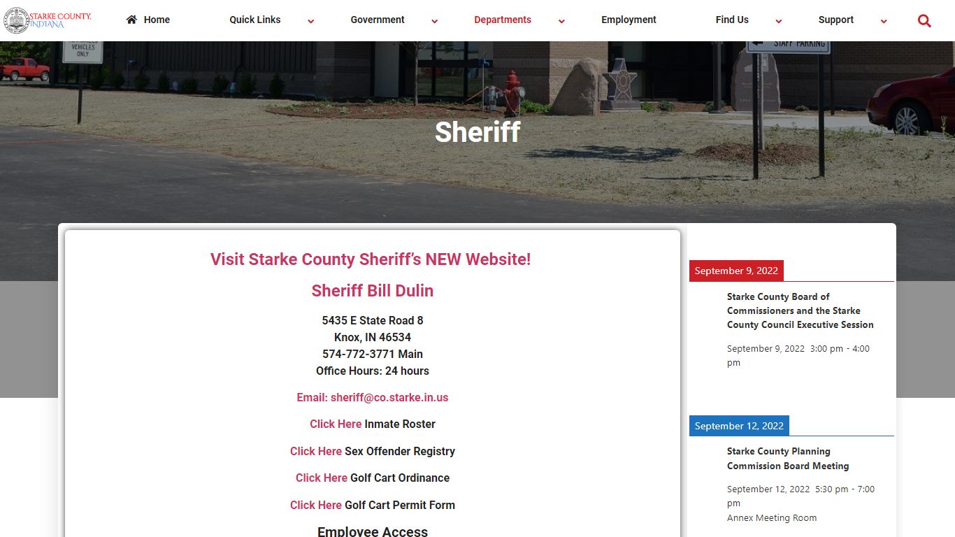 Sheriff – Starke County Indiana